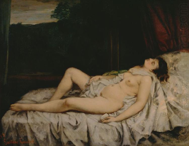 Sleeping Nude, Gustave Courbet